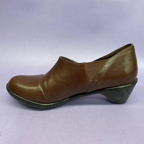 DANSKO Women’s Baylee Slip On Brown Leather Clog Heels Size 41 - Picture 7 of 12