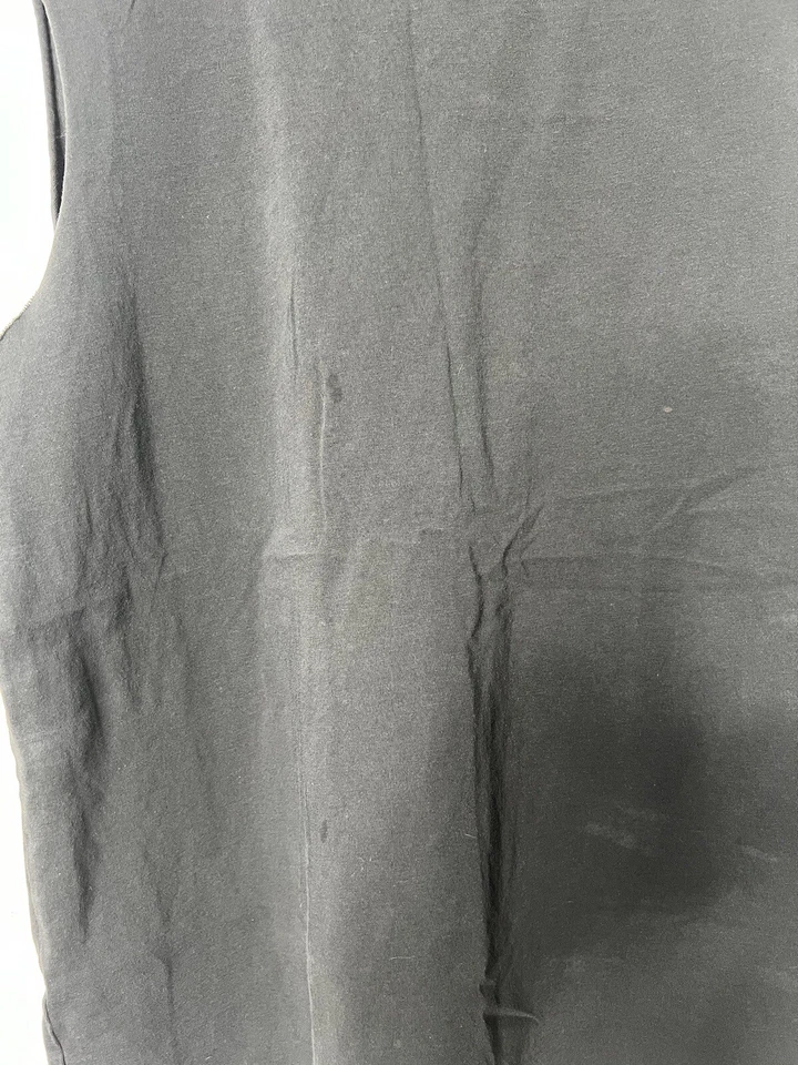 Camiseta sin mangas H&M para hombre ropa deportiva sin mangas calce relajado cuello redondo negra talla S usada en excelente estado Foto 2 de 4