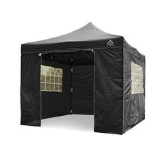 All Seasons Gazebos 3mx3m Heavy Duty Waterproof Pop up Gazebo 4 Side Walls