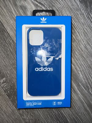 Adidas Originals Hülle Apple iPhone 12 Mini GESCHENK Blau Neu iPhone Case