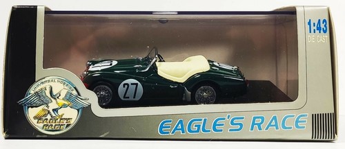 Kyosho 1:18 Triumph TR3S 24h Le Mans 1959 #27 verde / rojo 08033c