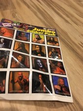 1998 WCW/NWO Jumbo 16 Sticker Pack Sting Goldberg Kevin Nash Hulk ONLY 1 Sheet