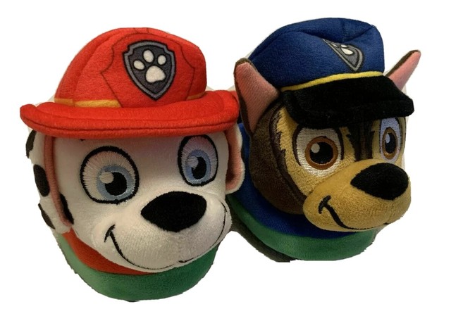paw patrol plush slippers