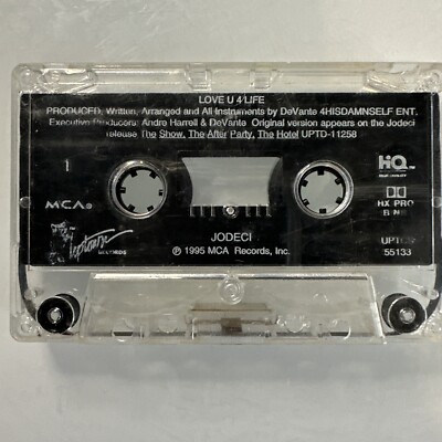 Jodeci Love U For Life (Cassette) Tape Only