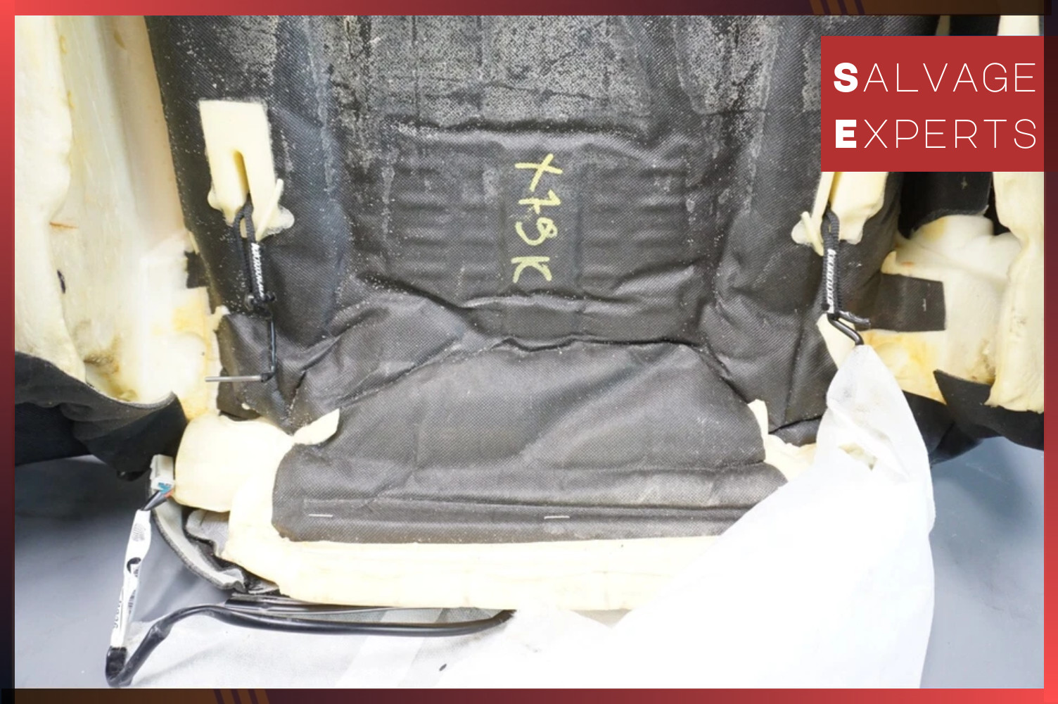 2014–2019 Maserati Ghibli S Q4 Front Passenger Upper Seat Backrest Cushion OEM