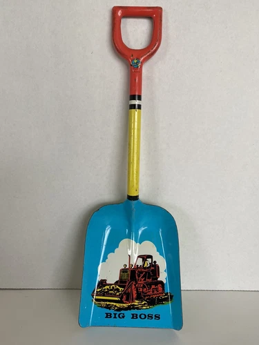 Vintage Ohio Art "Big Boss" Toy Sand Pail Shovel Beach Decor