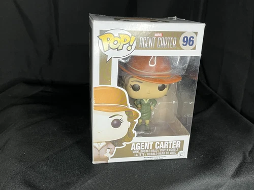 Funko Pop! Marvel Agent Carter #96 Sepia - Vaulted 2015 with pop protector rare