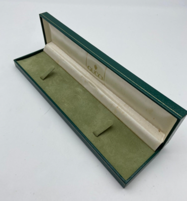 Gucci Vintage Long Green Watch Box Case #1464 | eBay display picture 2