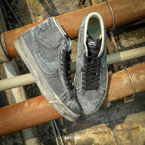 nike sb blazer mid faded black