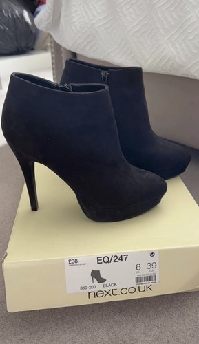 black suede ankle boots next