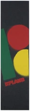 PLAN B RASTA STENCIL LOGO Skateboard Grip Tape Sheet Griptape