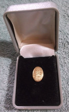 Vintage Initial H Goldtone Tie Tac ~ NOS