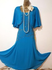VESTIDO ADORNADO CON LENTEJUELAS JOANNA HOPE AÑOS 20 GATSBY FLAPER CHARLESTON + ENCOGERSE DE HOMBROS 14