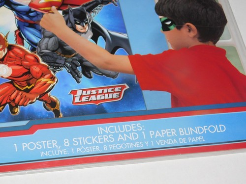 Justice League Superman Batman Birthday Party Table Swirl Decorations Game - Picture 6 of 22
