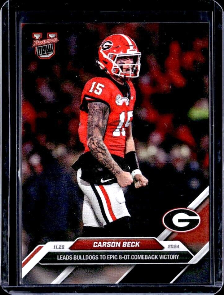 2024 Bowman U Now Football Carson Beck #49