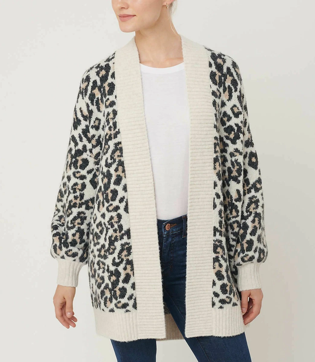 Printed open hotsell front cardigan