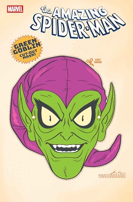 AMAZING SPIDERMAN 12 RETRO HALLOWEEN MASK VARIANT NM GREEN GOBLIN vol 7 2025