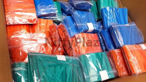 NiftyPlaza 500 Twist Ties 4 Inch Length Plastic Coated No Rip Paper Ties Cello - Picture 12 of 42