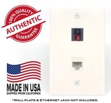 Keystone Wallpate Outlet Adapter for Anderson Powerpole PP15 PP30 PP45 600V 45A