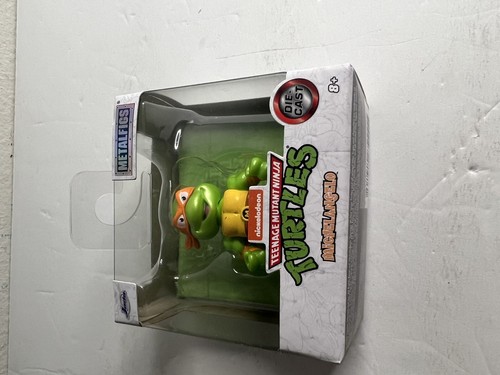 Tortugas Ninja Mutantes Adolescentes MICHAELANGELO Figuras de Metal DieCast Jada Toys 2023 Sin usar, en caja - Imagen 6 de 6