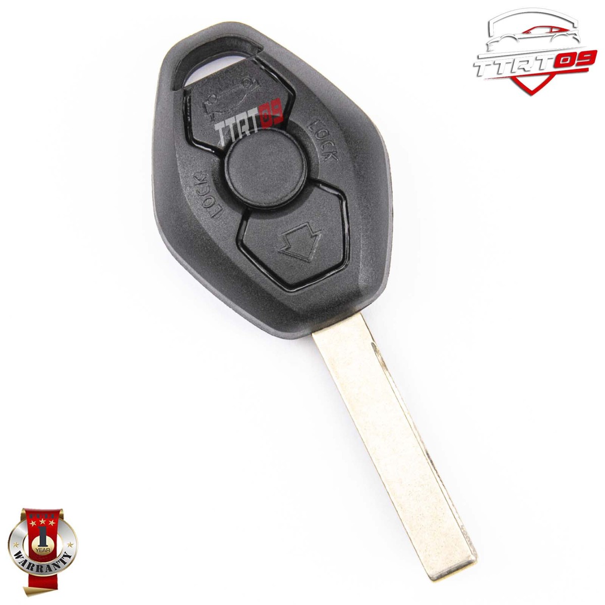 Télécommande 3 Boutons Pour BMW CAS2 Série 5 E46 E60 E83 – Clé De Voiture 434 MHz Avec Boîtier Et Puce ID46 HU92