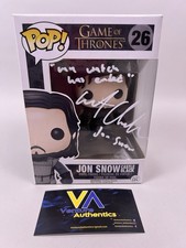 Kit Harington Signed Jon Snow Game Of Thrones 26 Funko Pop w/ JSA Witness