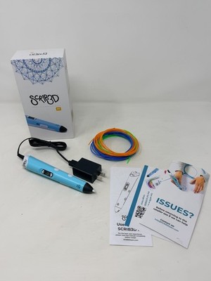 SCRIB3D P1 3D Printing Pen Filament Arts & Crafts Design Projects - NEW Open Box