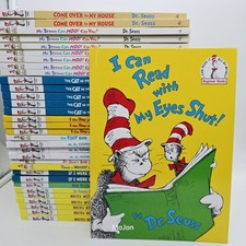Lot Of 33 Beginner Books Dr Seuss Cat In The Hat Wacky Wednesday