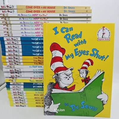 Lot Of 33 Beginner Books Dr Seuss Cat In The Hat Wacky Wednesday