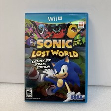 Sonic Lost World - Nintendo Wii U with Manual Complete CIB