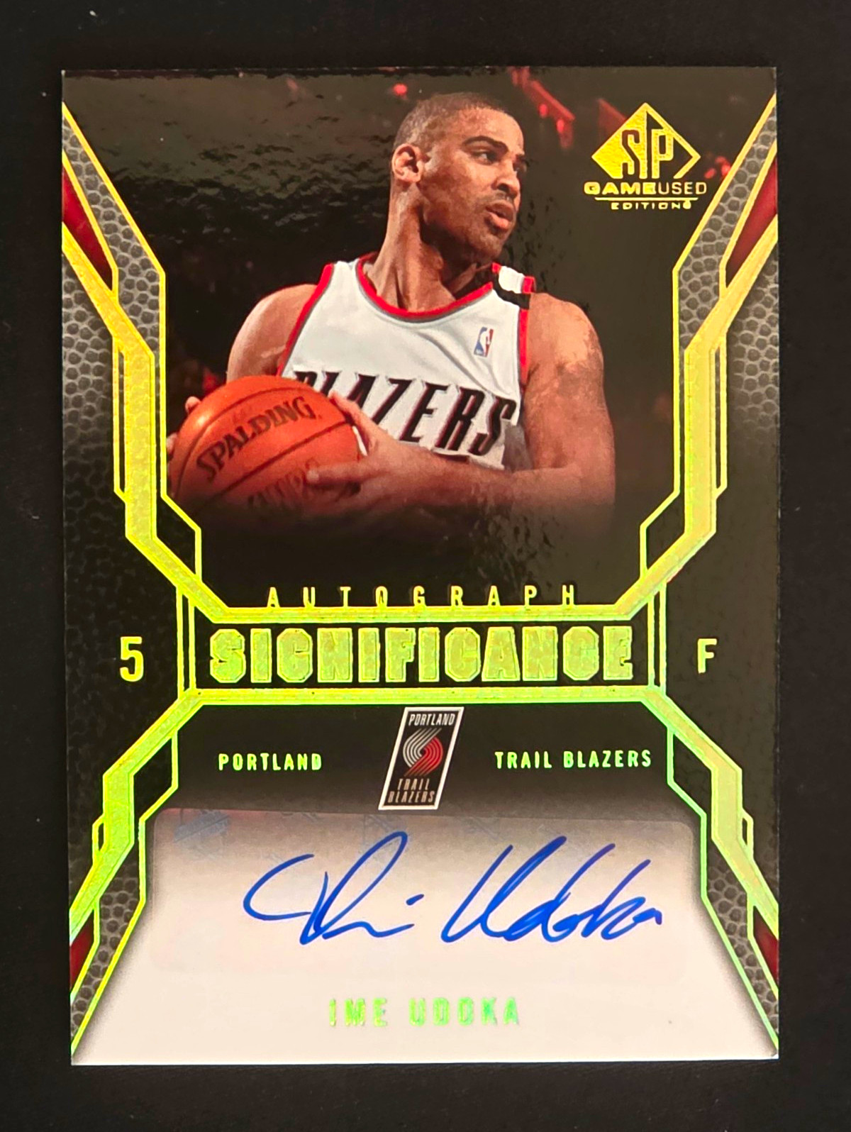 Upper Deck 2007-08 SP Game Used Significance Autographs Ime Udoka Auto SI-IU