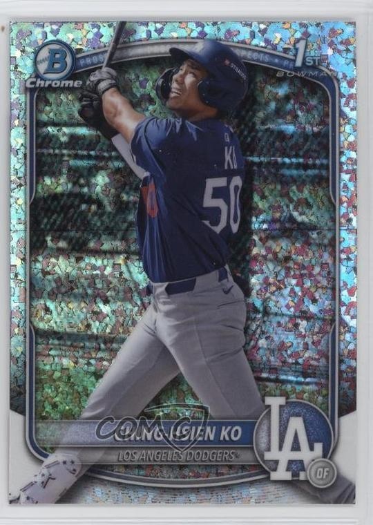 2025 Bowman Chrome Prospects Mini-Diamond Refractor Ching-Hsien Ko #BCP-224