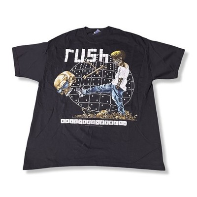 Vintage 2009 Rush  Roll The Bones  Tour Short Sleeve Black T-Shirt Size XL