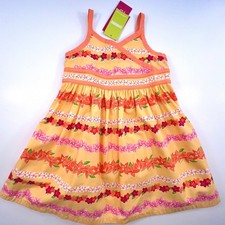 Vintage NWT Gymboree 2005 TROPICAL PARADISE Hibiscus Summer Sun Dress 18-24