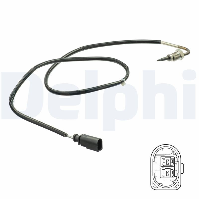 Delphi Abgastemperatursensor Vw Beetle Golf 2,0 Tdi 140 Ps - Bild 3