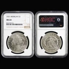 1921 United States $1 Morgan Silver NGC MS 64