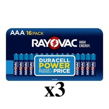  48 pack Rayovac High Energy AAA Batteries 48 Count Exp 12/2033 Brand New