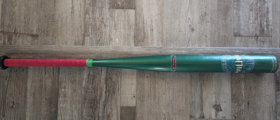 Bate de softbol lanzamiento lento Miken Maniac Titan Elemental 282 MSMC-2 doble sello 27 oz Foto 2 de 4