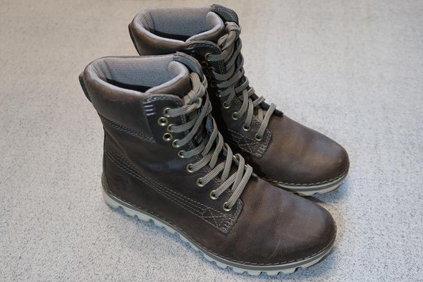 Women Timberland Boots Brown Leather 36 #NY4C