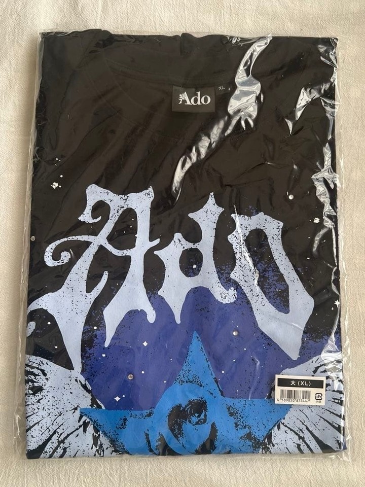 Ado Concert Merch Ado T-Shirt o Black XL size DOME Tour 2025 Yodaka Limited Goods NEW | eBay