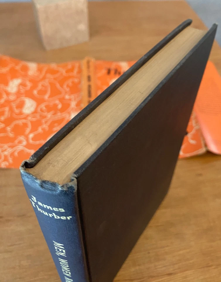 THURBER'S MEN, WOMEN AND DOGS by James Thurber & Dorthy Parker 1943 1st Ed HBDJ - Image 4 of 4