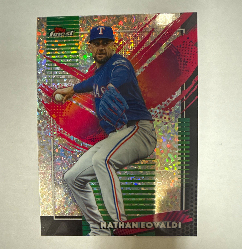 Topps Finest 2026 Nathan Eovaldi #203 Texas Rangers Rare MLB Baseball Card