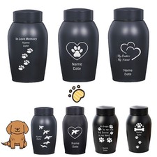 Custom Engraved Pet Urn for Ashes, Personalized Dog  Cat Memorial Cremation Urn