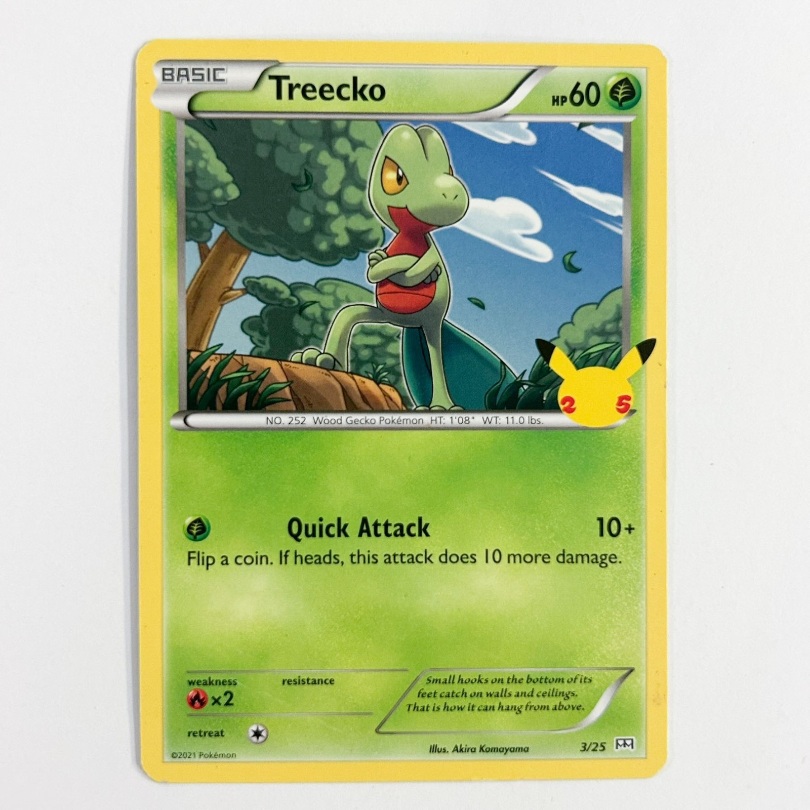 Treecko - 3/25 - McDonald's 25th Anniversary Promos (M21) *Buy 2/Get 1 Free*