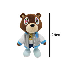 Kanye West "Graduation" Dropout Bear Kawaii Plush Toy 30cm Premium Hip-H
