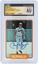 Cal Ripken Jr. Rookie Cards and Autograph Memorabilia Buying Guide 21