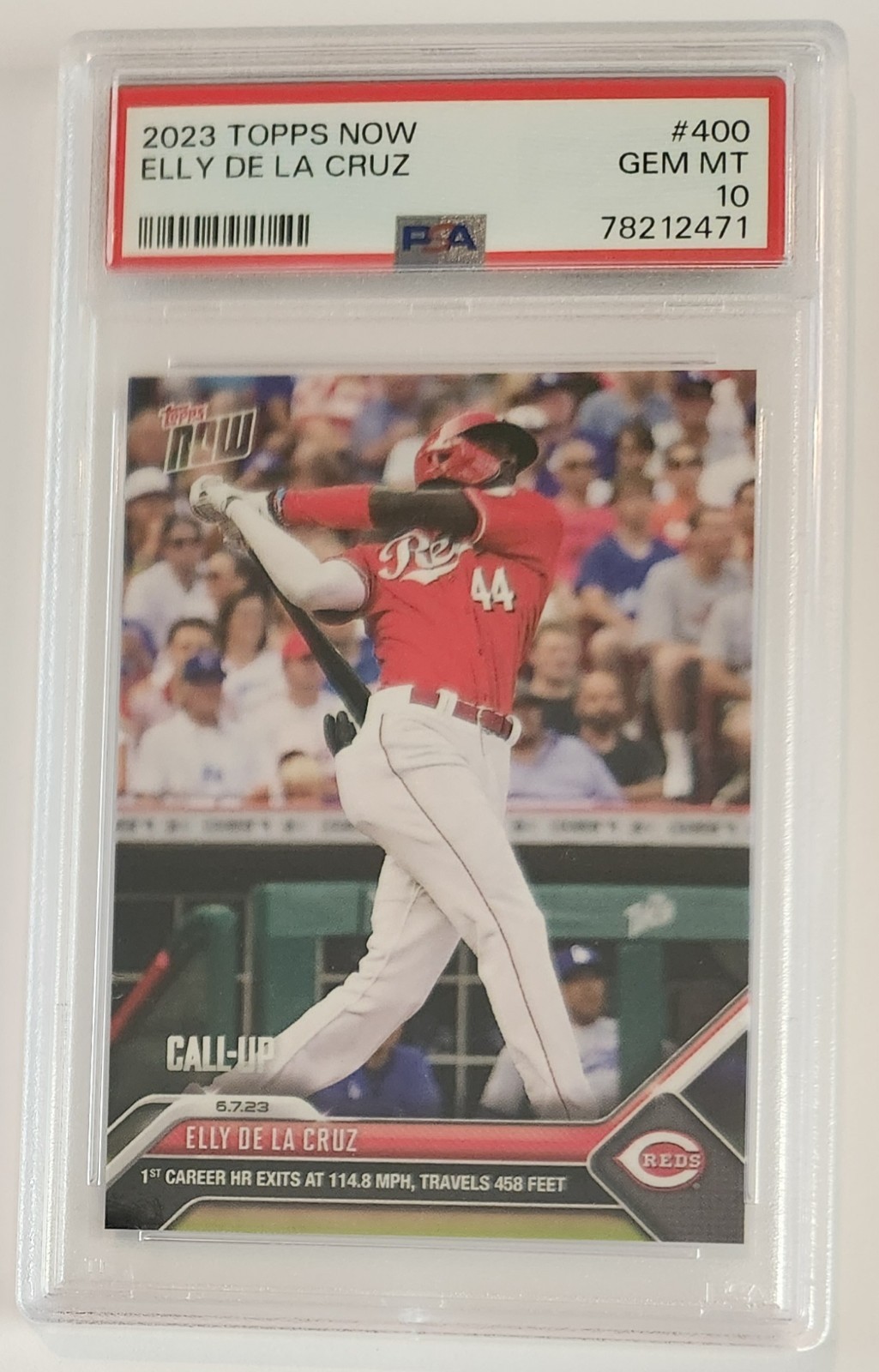 2023 Topps Now - Call-Up Elly De La Cruz #400 PSA 10