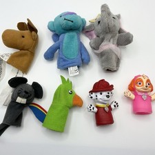 Lot Of 7 Animal Finger Puppets