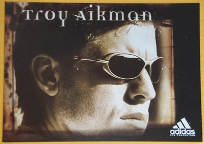 Troy Aikman - Adidas card - approx. 1998 Adidas Eye portection team - Bild 1 von 2