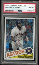 2020 Topps Silver Pack 1985 Chrome Promo Yordan Alvarez PSA 10 RC